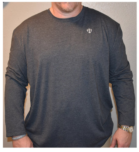 Standard (Charcoal Heather) Long Sleeve Shirt