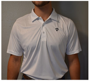 Performance (White) Soft Collar Polo Style Golf Shirt